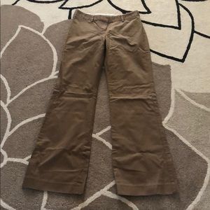 New Express Brown Cotton Editor Dress Suit Pants 2